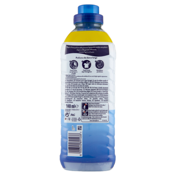 Lenor Ammorbidente Lavatrice Concentrato, Risveglio Primaverile, 40 Lavaggi 840 ml