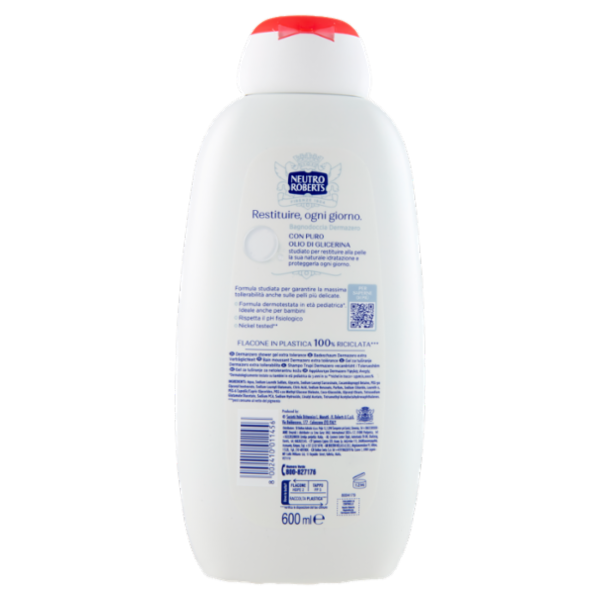 Neutro Roberts DermaZero Alta Tollerabilità Bagnodoccia 600 ml