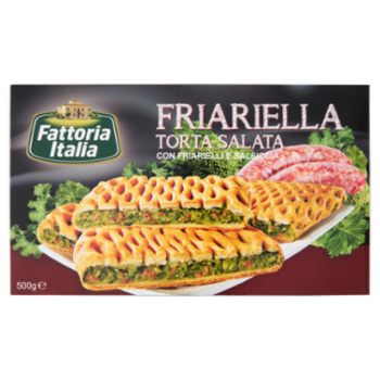 Fattoria Italia Friariella Torta Salata Con Friarielli e Salsiccia Surgelata 500 g