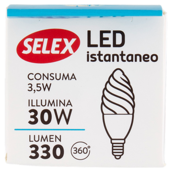 Selex Lampadina Led SMD Torciglione E14 4W