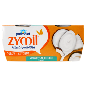 ZYMIL Alta Digeribilità Senza Lattosio Yogurt Al Cocco In Pezzi 2x125g