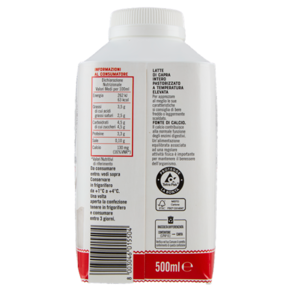 Girau Latte di Capra 100% Sardo 500 ml