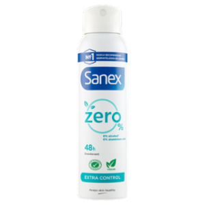Sanex Deodorante Spray Zero% Extra Control Protezione 48h 150 Ml