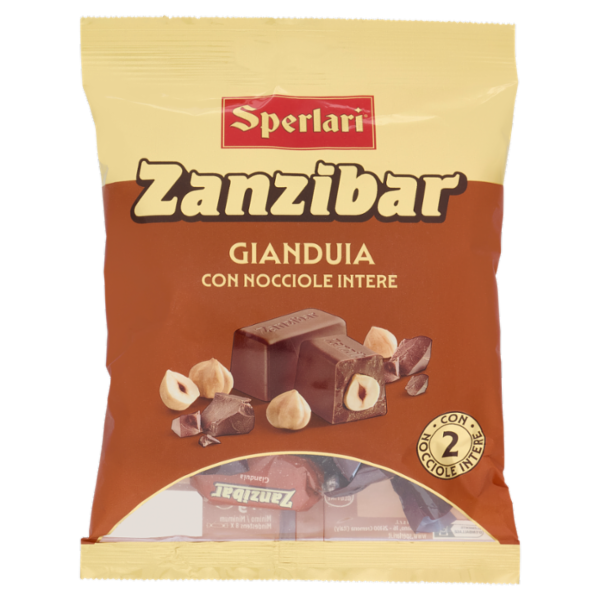 Sperlari Zanzibar Gianduia con Nocciole Intere 117 g