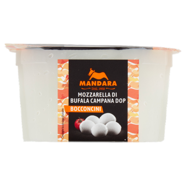 Mandara Mozzarella di Bufala Campana Dop Bocconcini 200 g