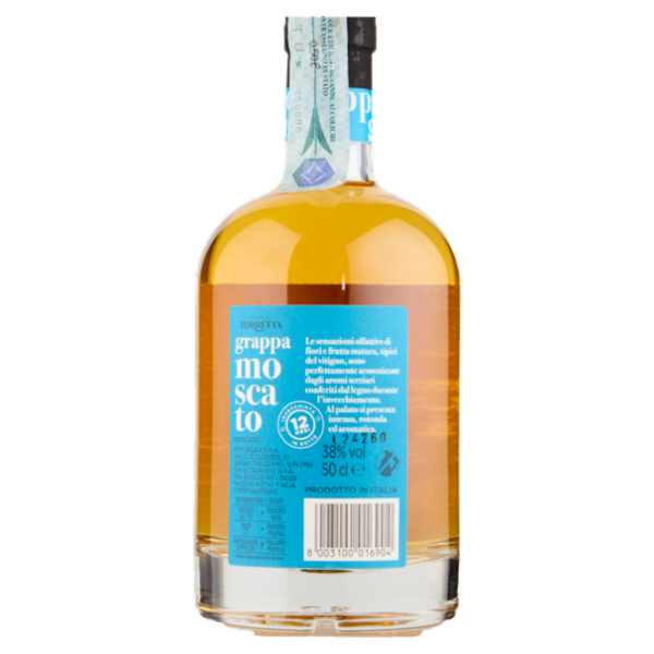 Villa Torretta Grappa Moscato Invecchiata 12 Mesi 500 ml