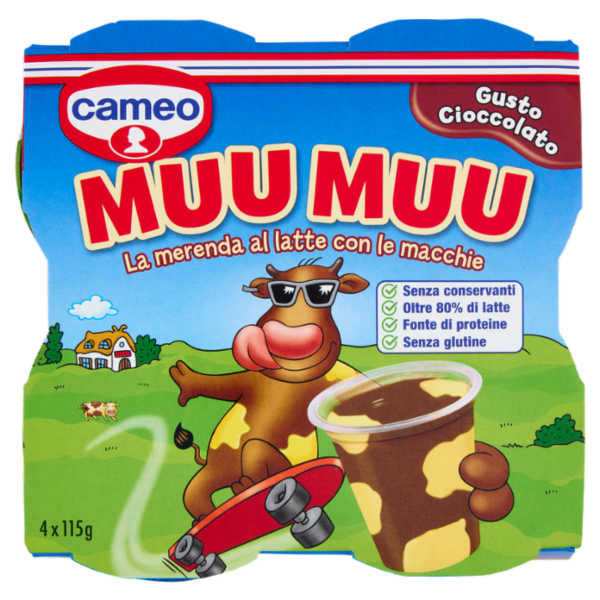 cameo Muu Muu Gusto Cioccolato 4 x 115 g