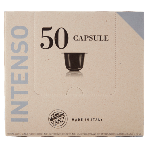 Caffè Vergnano 1882 Intenso Capsule 50 x 5 g