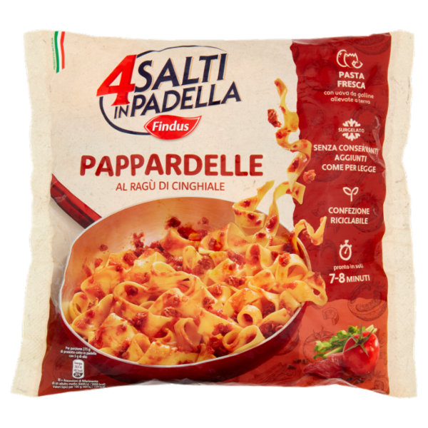 4 Salti in Padella Findus Pappardelle al Ragù di Cinghiale 550 g