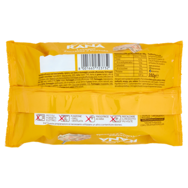 Giovanni Rana Lasagne Zucchine e Provola 350 g