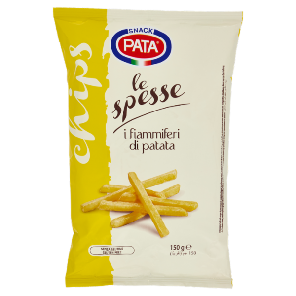 Pata chips le spesse i fiammiferi di patata 150 g