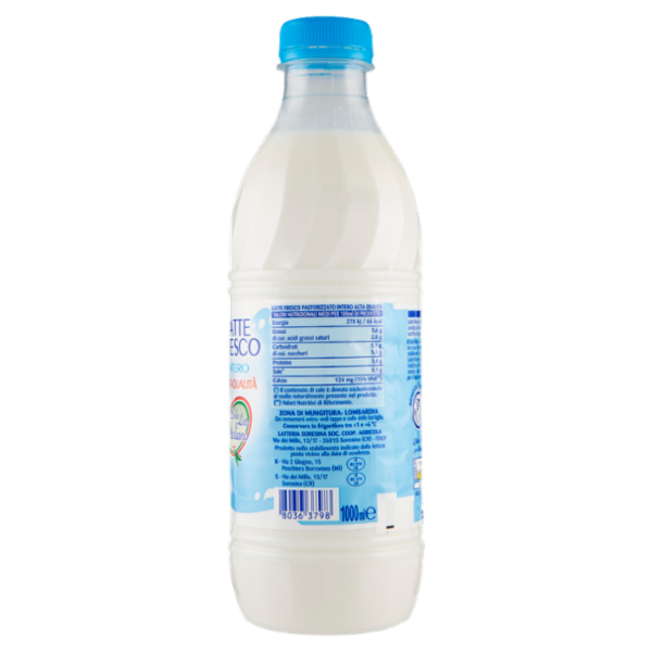 Latte Milano Latte Fresco Intero Alta Qualità 1000 ml