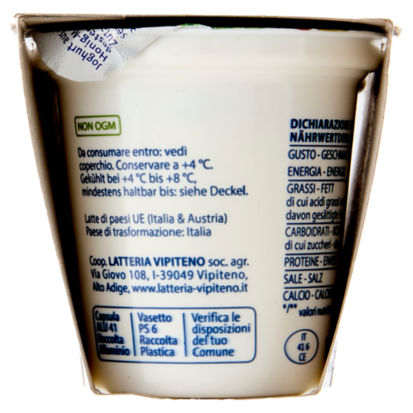 Sterzing Vipiteno Yogurt intero Miele & Melissa 2 x 125 g