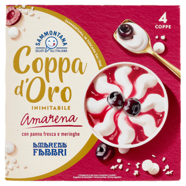 Sammontana Coppa d'Oro Amarena Fabbri 4 x 90 g
