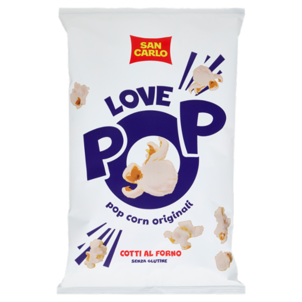 San Carlo Love Pop pop corn originali 100 g