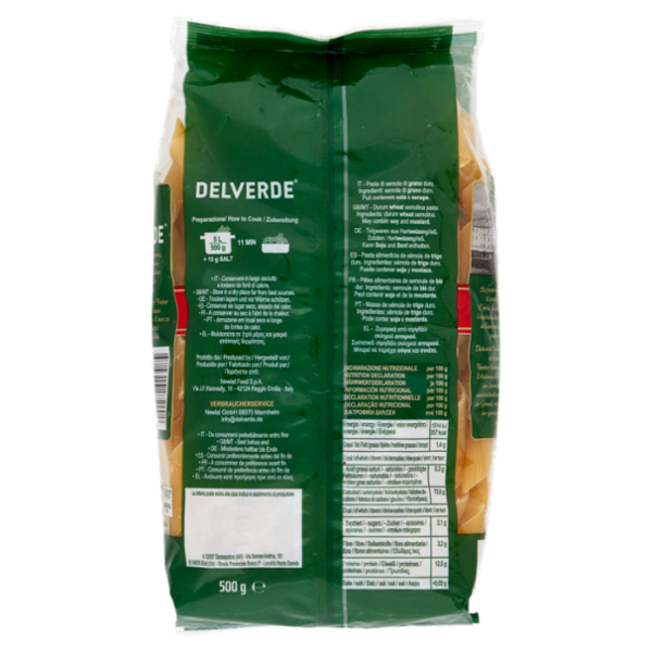 Delverde N°311 Penne Rigate 500 g