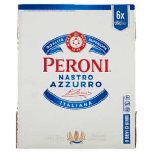 Peroni Nastro Azzurro Birra 6 x 66 Cl