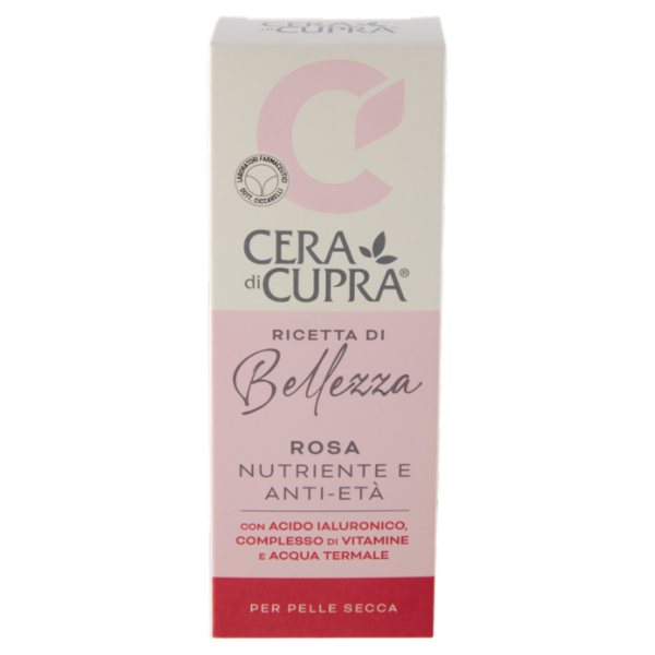 Cera di Cupra Ricetta di Bellezza Rosa Nutriente e Anti-Età 75 ml