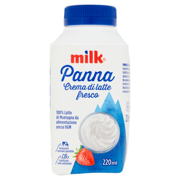 Milk Panna Crema di latte fresco 220 ml