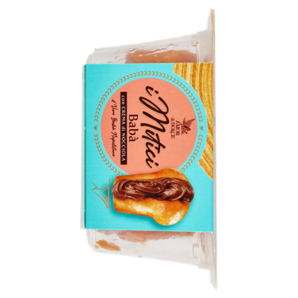 Amor di Dolce i Mitici Babà con Crema di Nocciola 130 g
