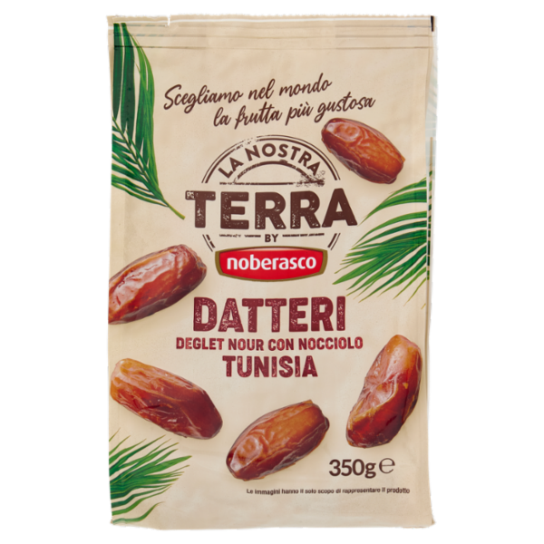 La Nostra Terra Datteri Deglet Nour con Nocciolo Tunisia 350 g