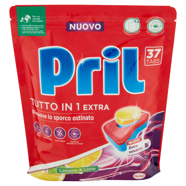 PRIL All in 1 Extra Tabs 666g 37 lav.