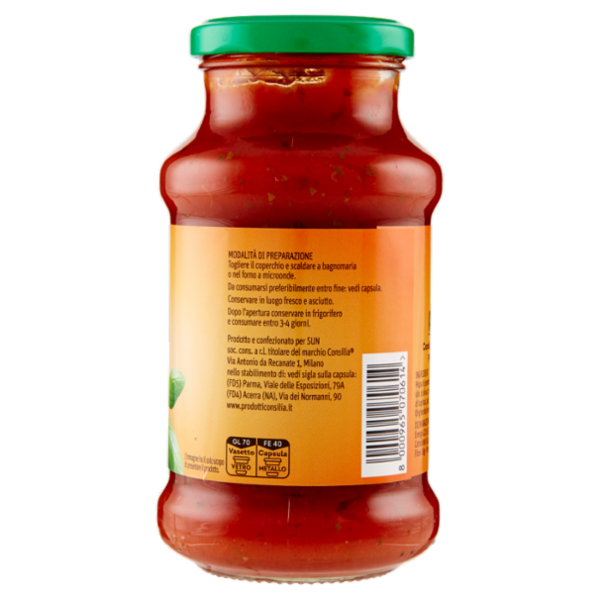 Consilia Saper Scegliere Sugo al Basilico 400 g
