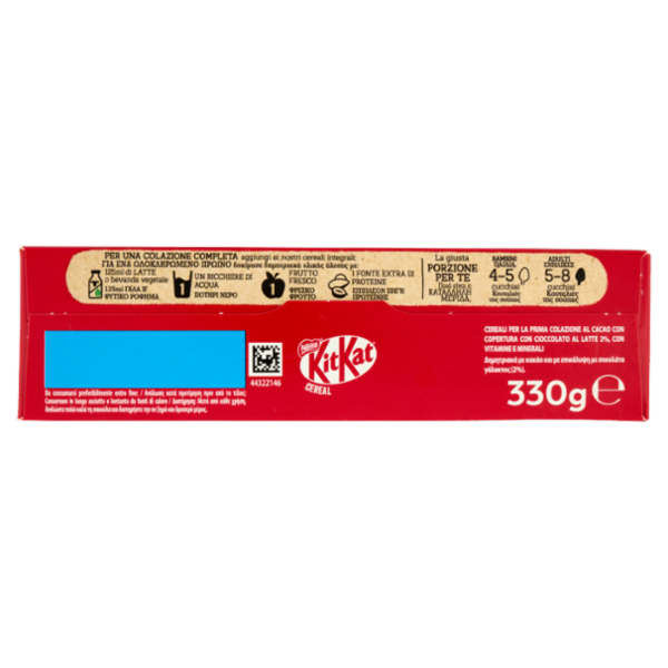 KITKAT Cereali Integrali Gusto Cioccolato e Wafer 330g