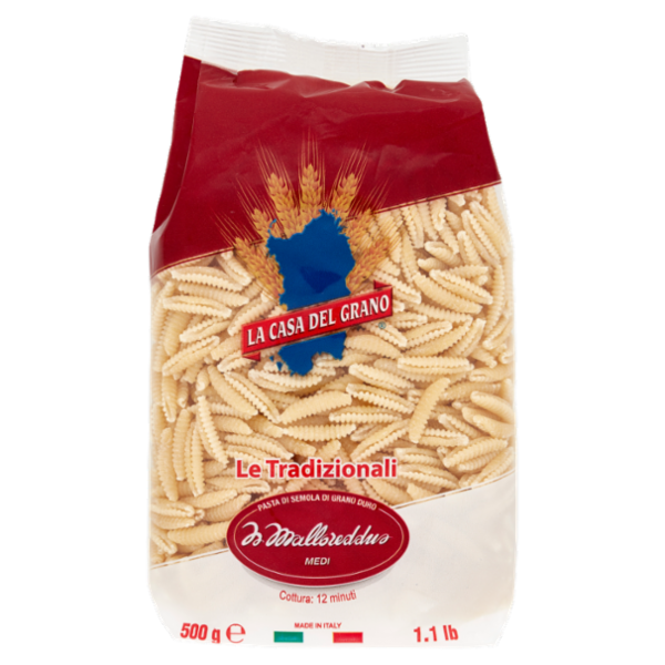 La Casa del Grano Le Tradizionali Is Malloreddus Medi 500 g