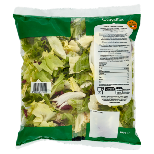 Consilia Mix Croccante Lavato e Pronto per il Consumo 250 g