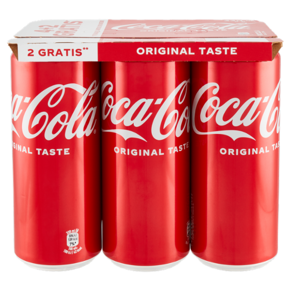 COCA-COLA Original Taste Can (4+2) x 330 ml