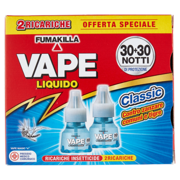 VAPE Liquido Classic Ricarica 2 x 18 ml