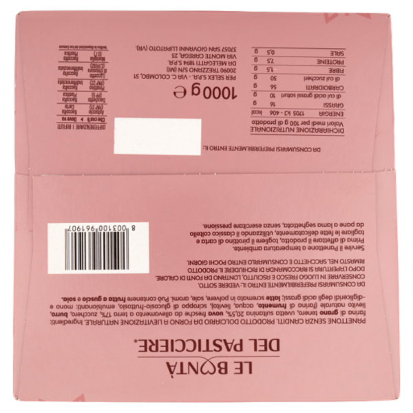 Le Bontà del Pasticciere Panettone Senza Canditi 1 kg