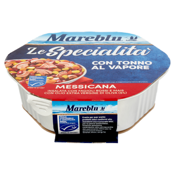 Mareblu Le Specialità con Tonno al Vapore Messicana 220 g
