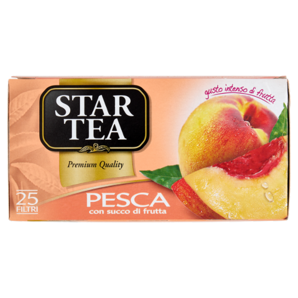 Star Tea Pesca con succo di frutta Filtri 25 x 1,7 g
