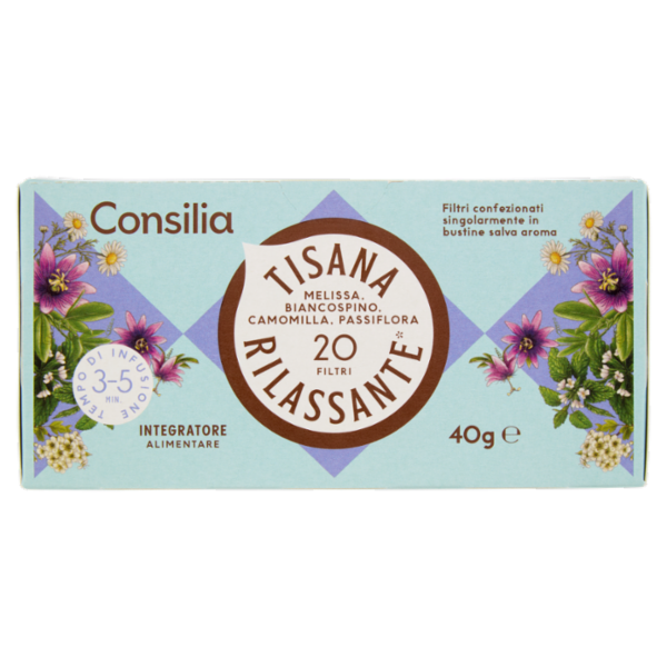 Consilia Tisana Rilassante 20 Filtri 40 g
