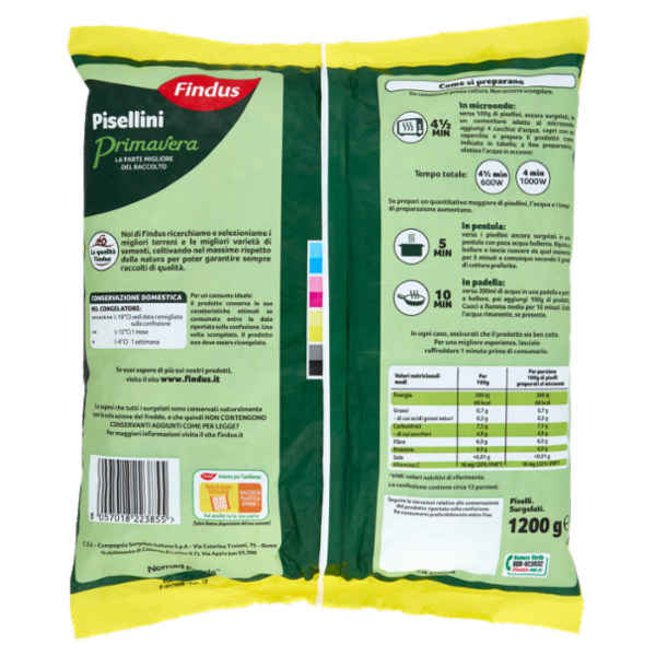 Findus Pisellini Primavera 1200 g
