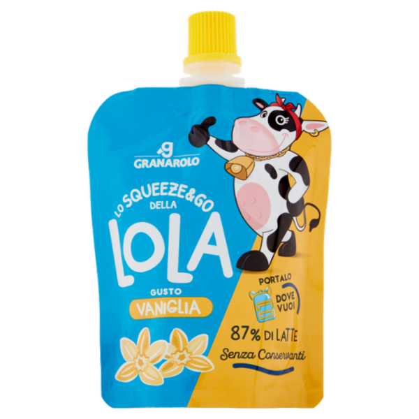 Granarolo lo Squeeze&go della Lola Gusto Vaniglia 85 g