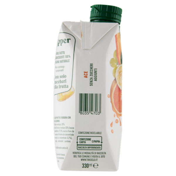 Zuegg Skipper ACE Senza zuccheri aggiunti 330 ml