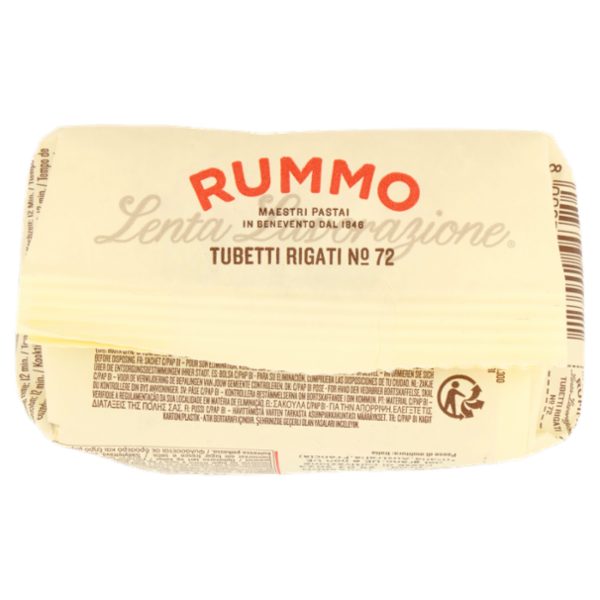 Rummo Tubetti Rigati N° 72 500 g
