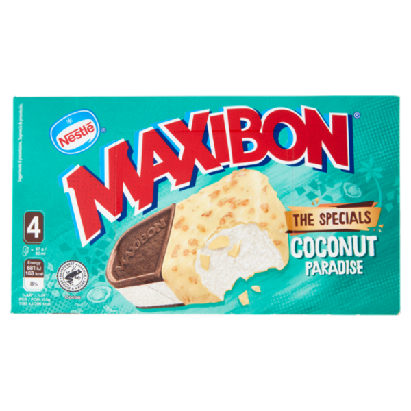 NESTLÉ Maxibon Coconut Paradise 4 x 57 g