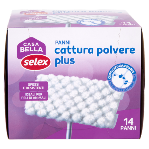 Selex Casa Bella Panno Cattura Polvere Plus 14 pezzi