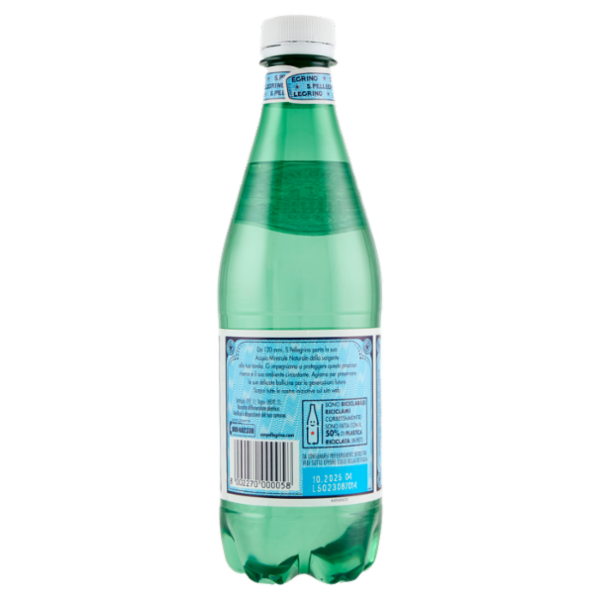 S.PELLEGRINO, Acqua Minerale Frizzante, Pet - 500ml