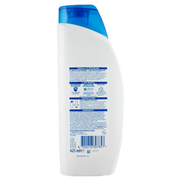 Head & Shoulders Shampoo Antiforfora Menthol Fresh 625 ml
