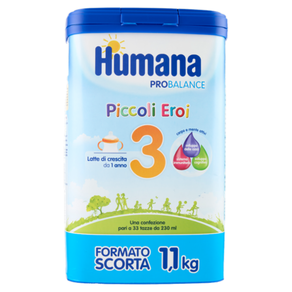 Humana Probalance Piccoli Eroi 3 Latte di crescita 1,1 kg