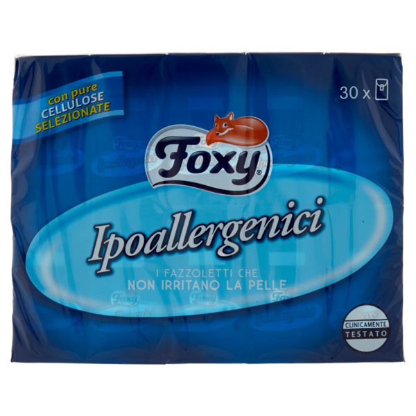 Foxy Ipoallergenici Fazzoletti 30 pz