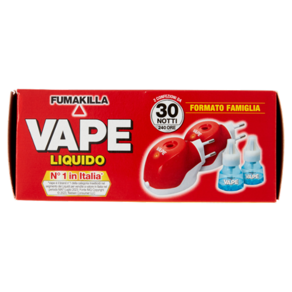 VAPE 2 Elettroemanatori Liquido Classic + 2 Ricariche da 15 ml