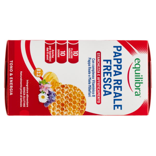 equilibra Pappa Reale Fresca Stanchezza e Affaticamento 10 Flaconi Monodose 150 ml