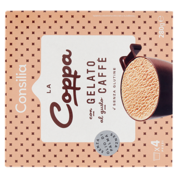 Consilia 4 Coppe di Gelato al Caffé 280 g