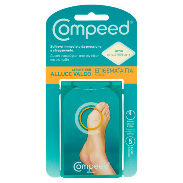 Compeed Cerotti per Alluce Valgo Medio 5 pz
